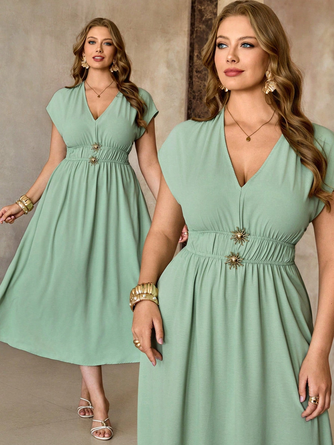 Rochie SHEIN, verde