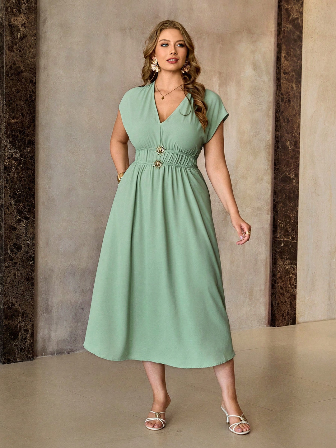 Rochie SHEIN, verde
