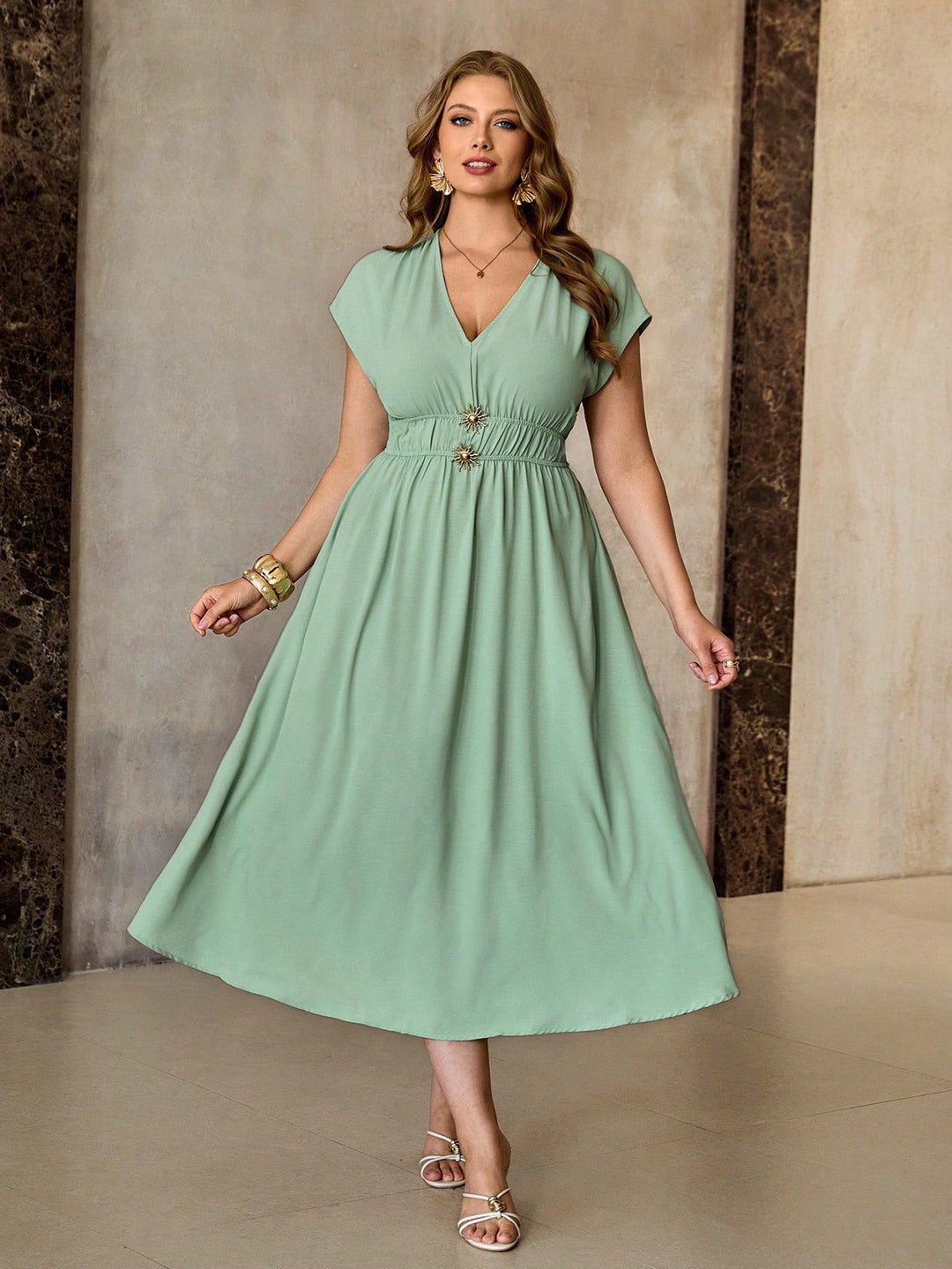 Rochie SHEIN, verde