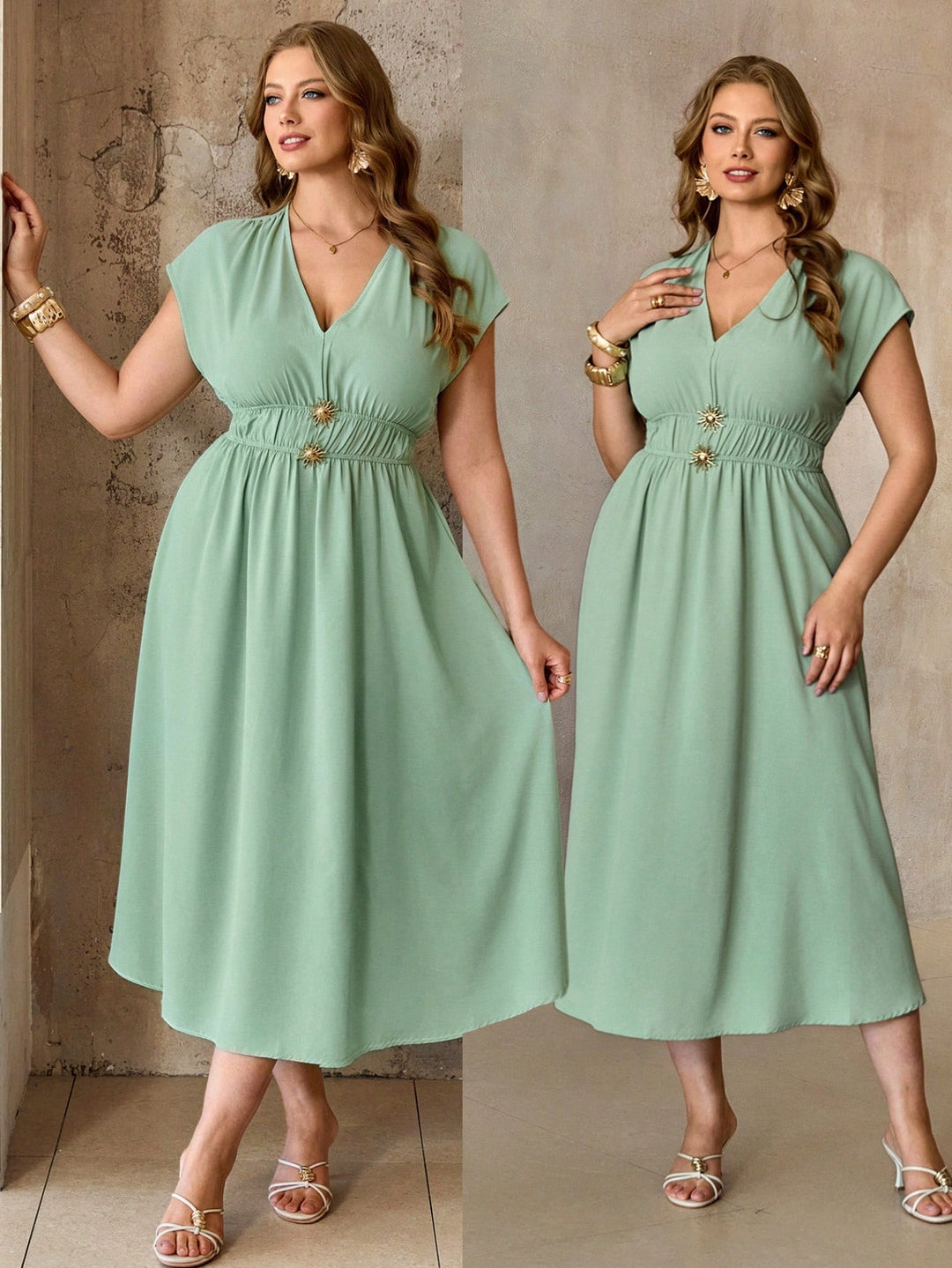 Rochie SHEIN, verde