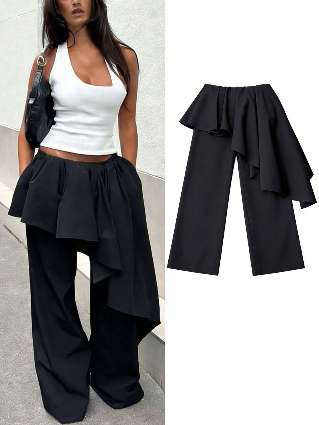 Pantaloni SHEIN, negru