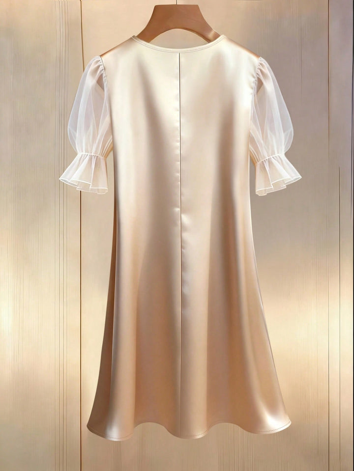 Rochie midi SHEIN, bej