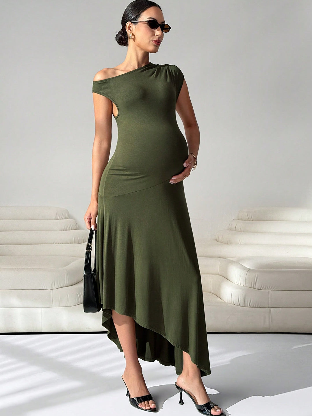 Rochie SHEIN, kaki