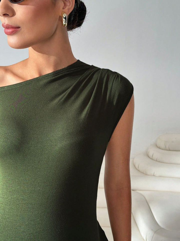 Rochie SHEIN, kaki