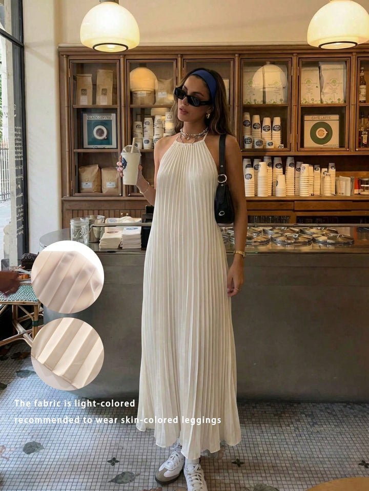 Rochie maxi SHEIN, bej
