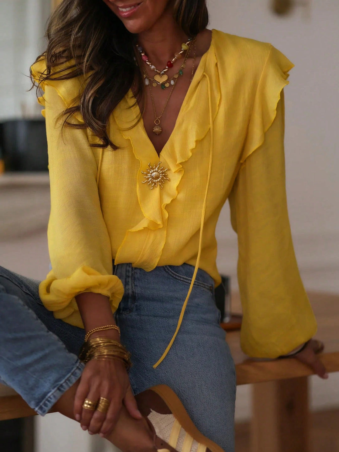 Bluza SHEIN, galben