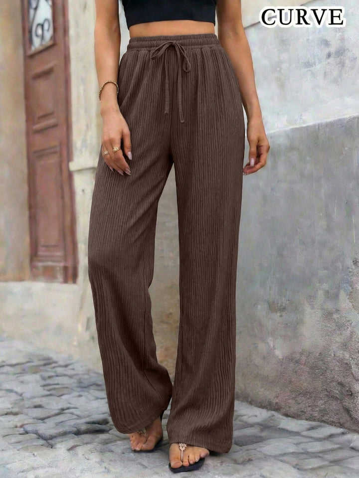 Pantaloni SHEIN, maro