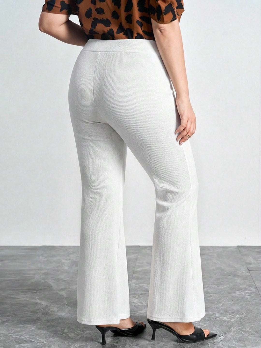 Pantaloni SHEIN, alb