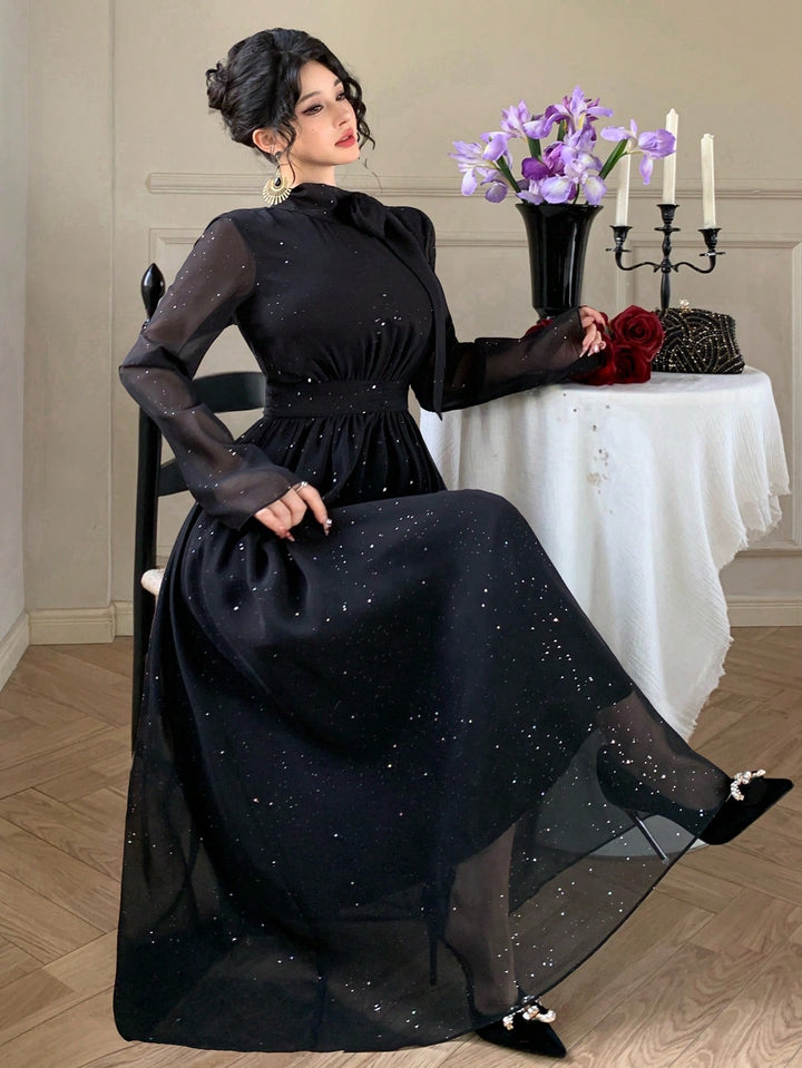 Rochie midi SHEIN, negru