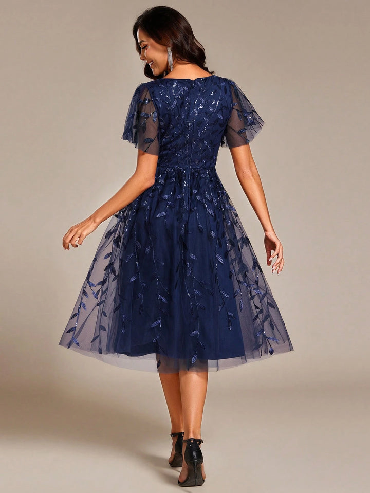 Rochie midi SHEIN, albastru