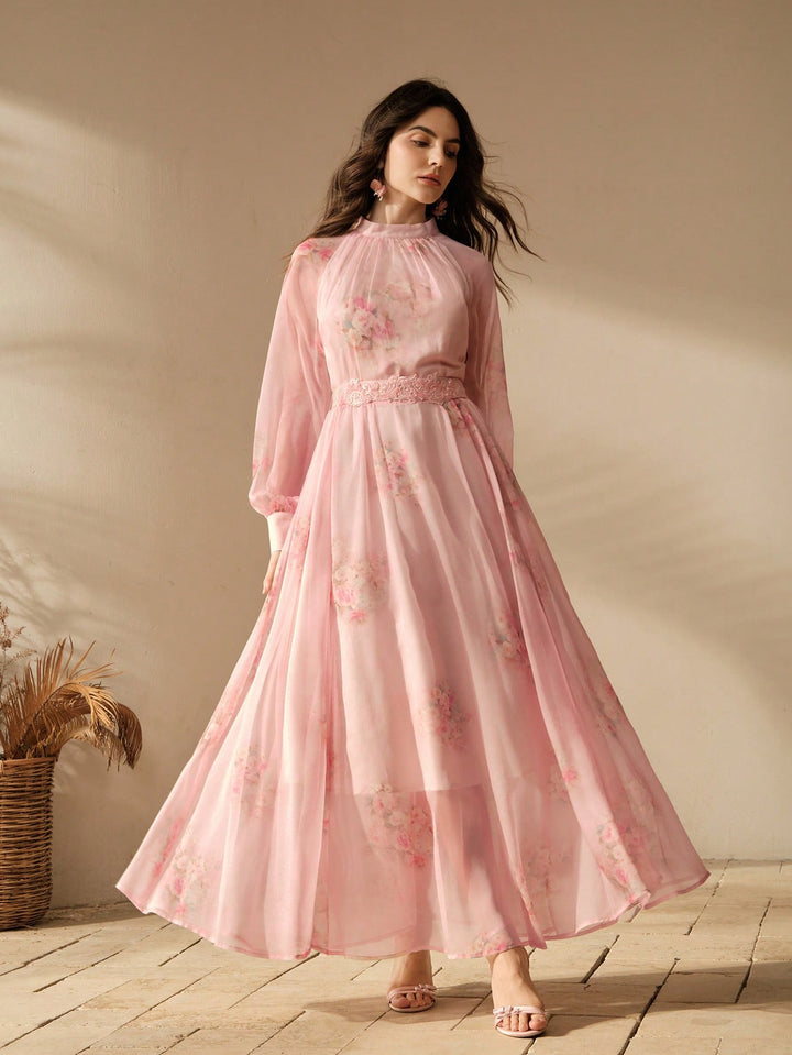Rochie maxi SHEIN, mix culori