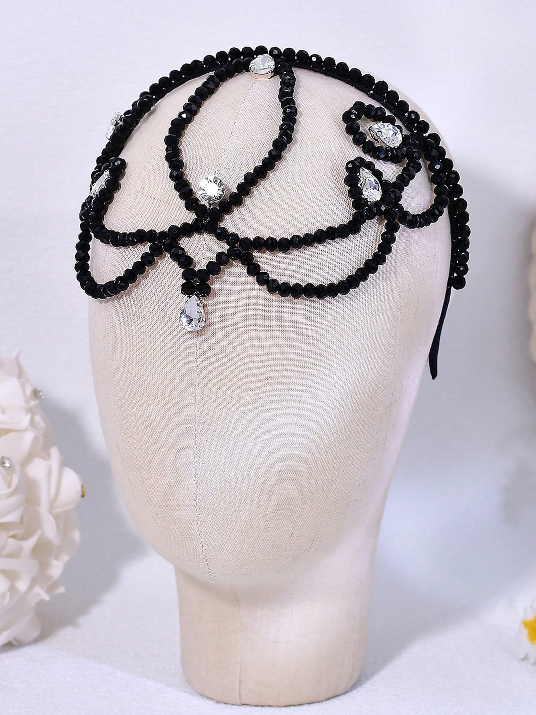 Accesoriu de păr pentru mireasă SHEIN, negru