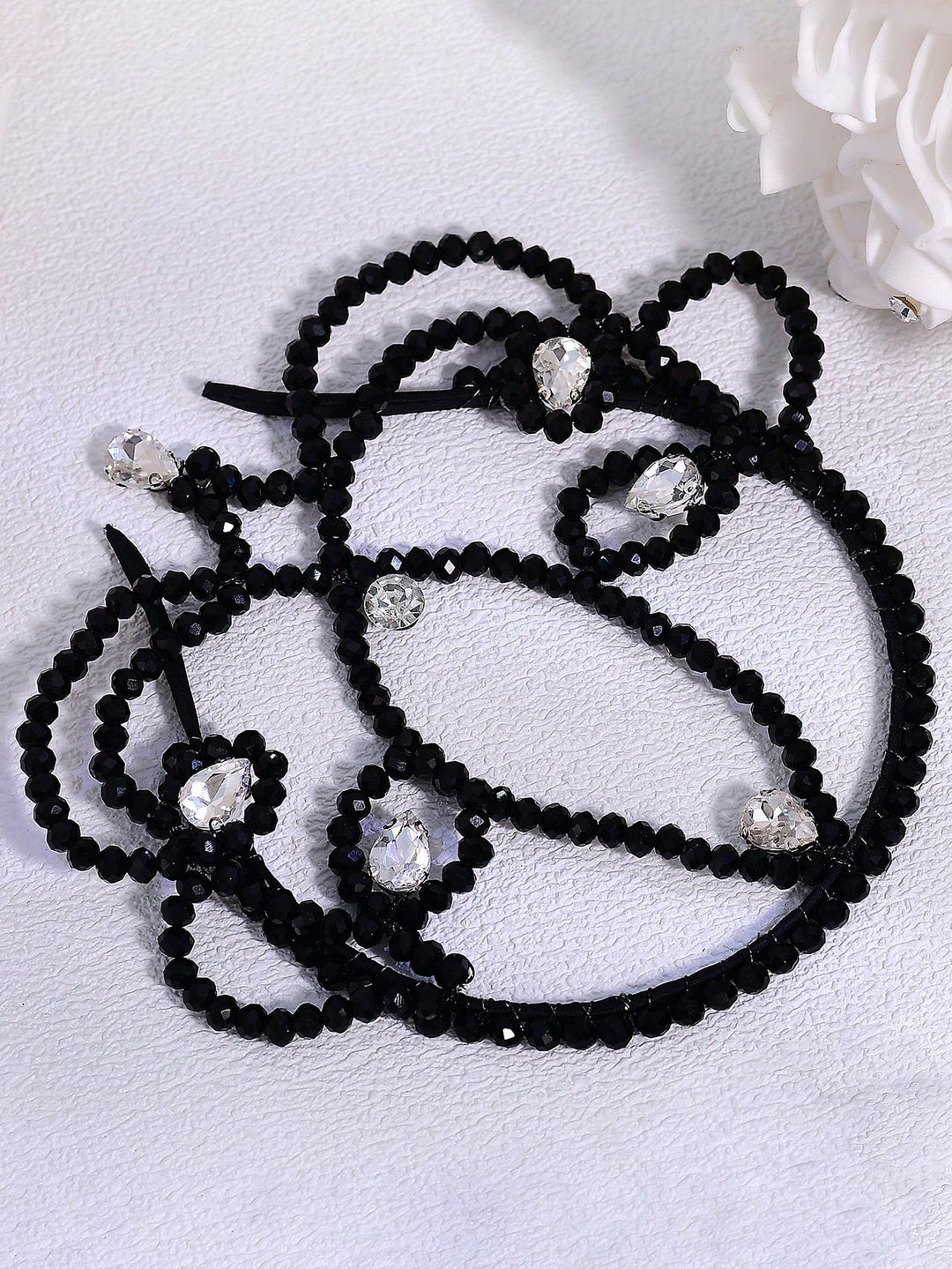 Accesoriu de păr pentru mireasă SHEIN, negru