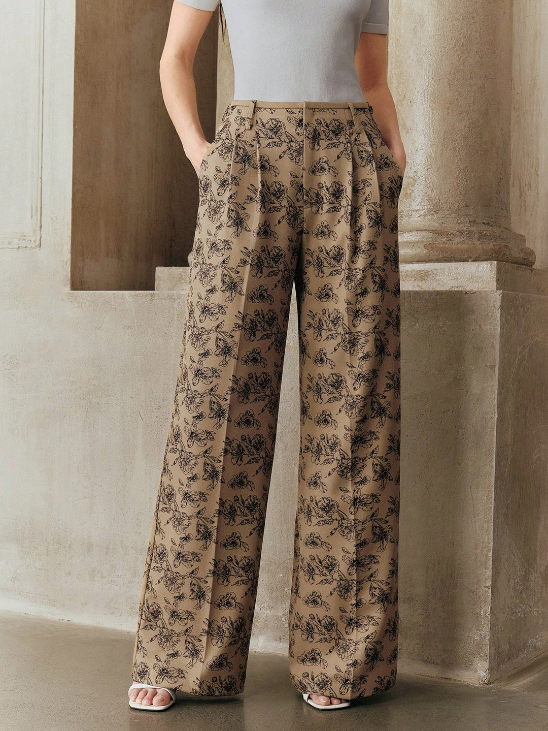 Pantalon SHEIN, kaki