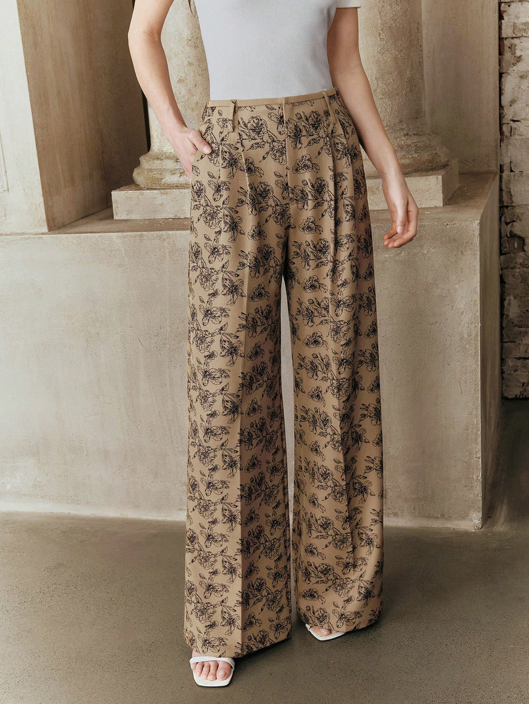 Pantalon SHEIN, kaki