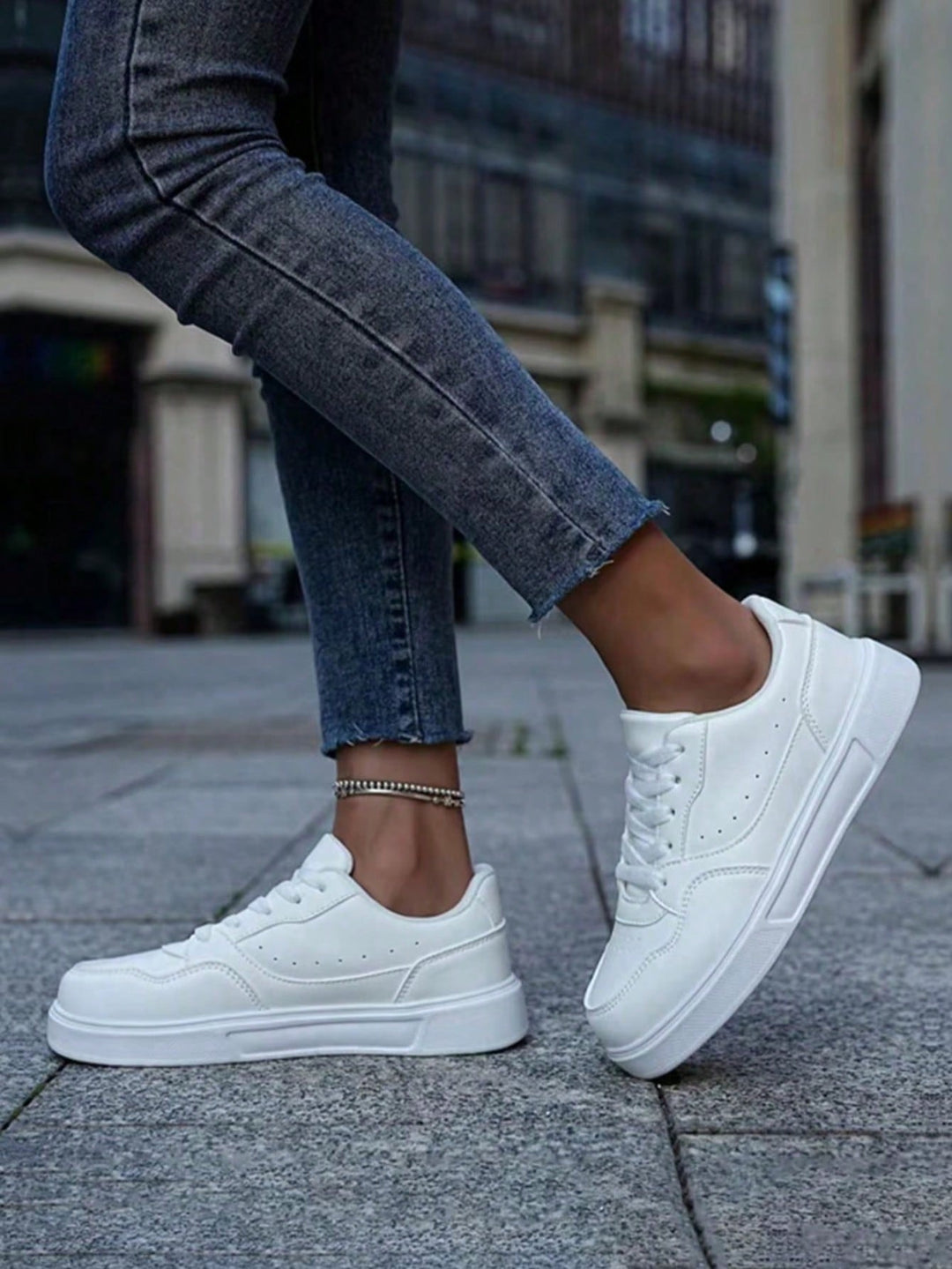 Pantofi sport SHEIN, alb