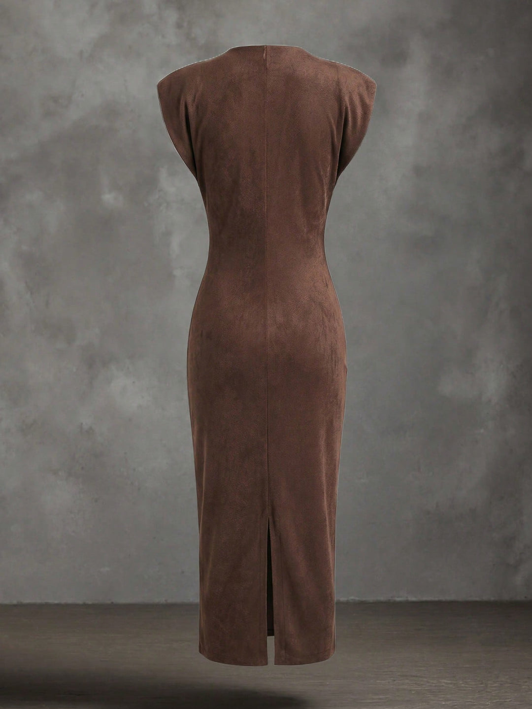 Rochie midi SHEIN, maro