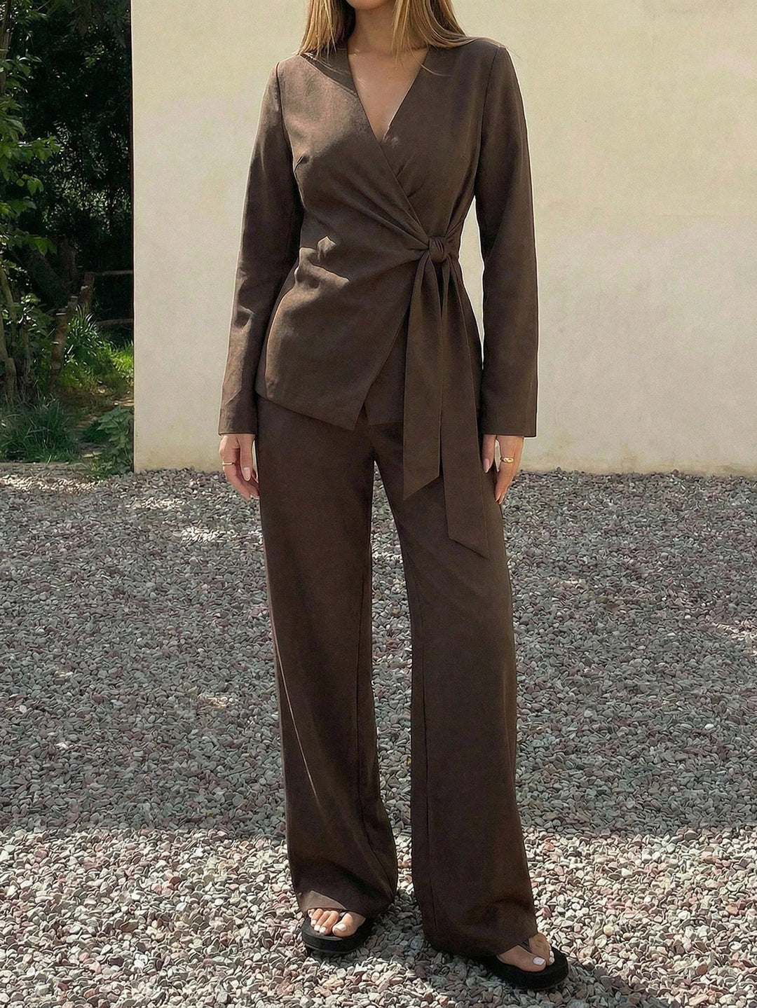 SHEIN együttes, barna