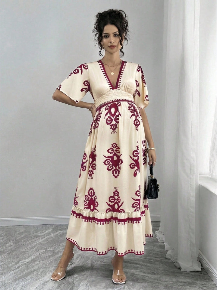 Rochie maxi SHEIN, mix culori