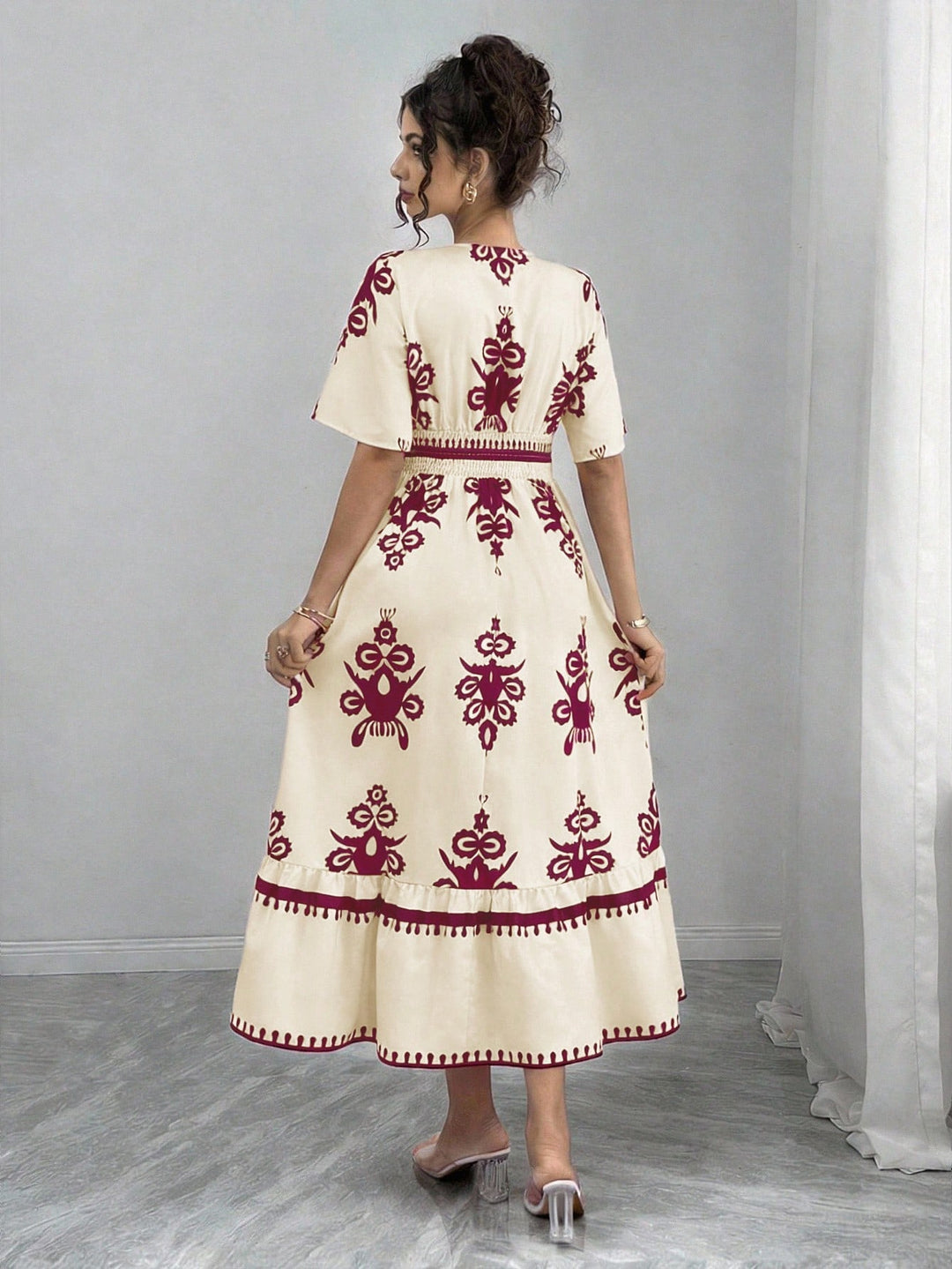 Rochie maxi SHEIN, mix culori