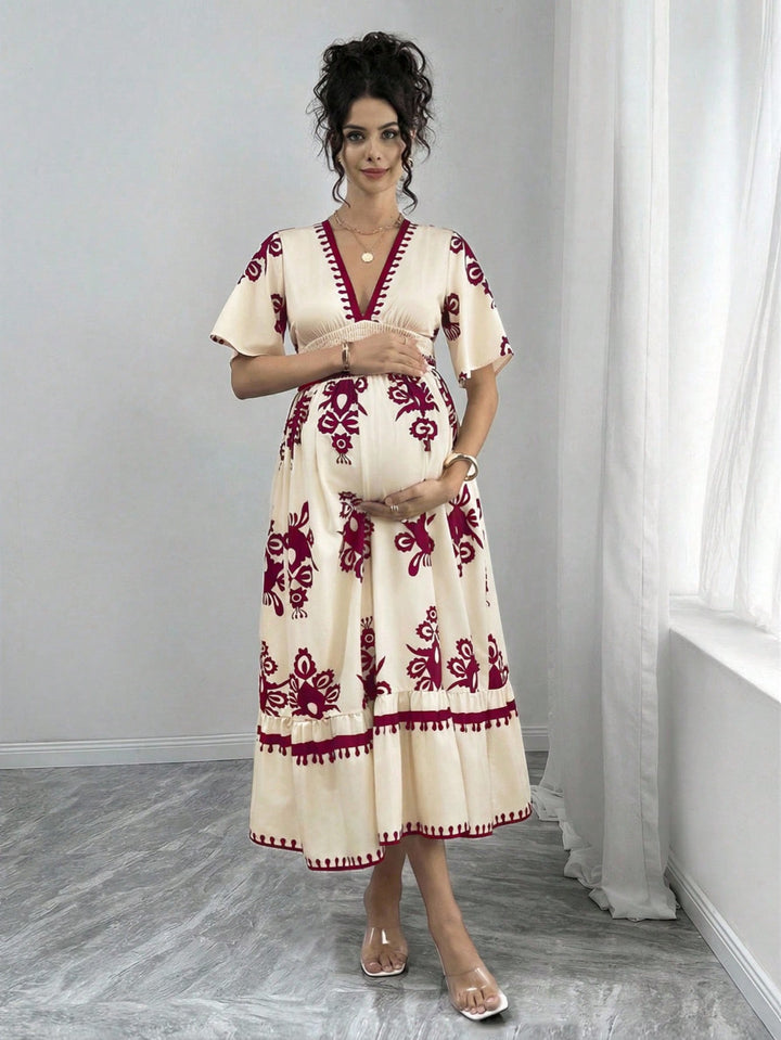 Rochie maxi SHEIN, mix culori