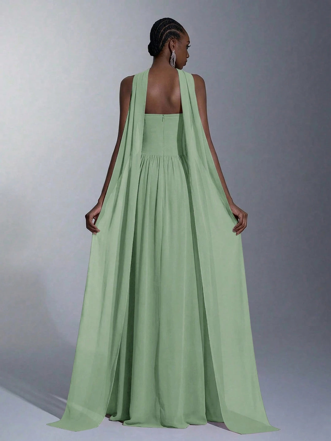 Rochie maxi SHEIN, verde