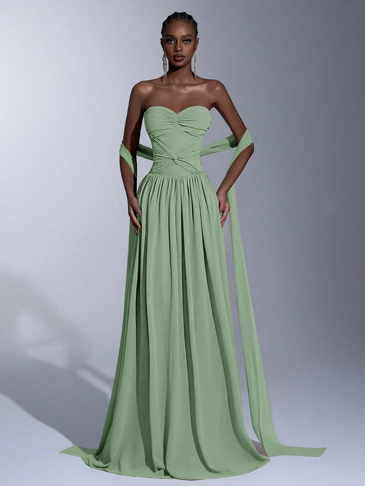 Rochie maxi SHEIN, verde