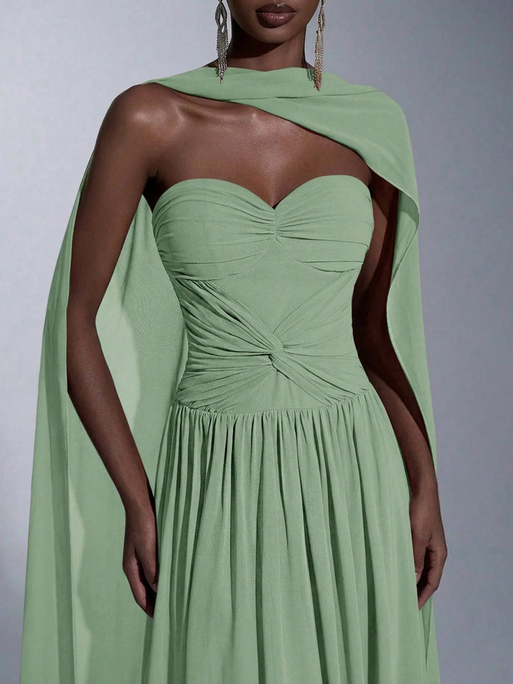 Rochie maxi SHEIN, verde