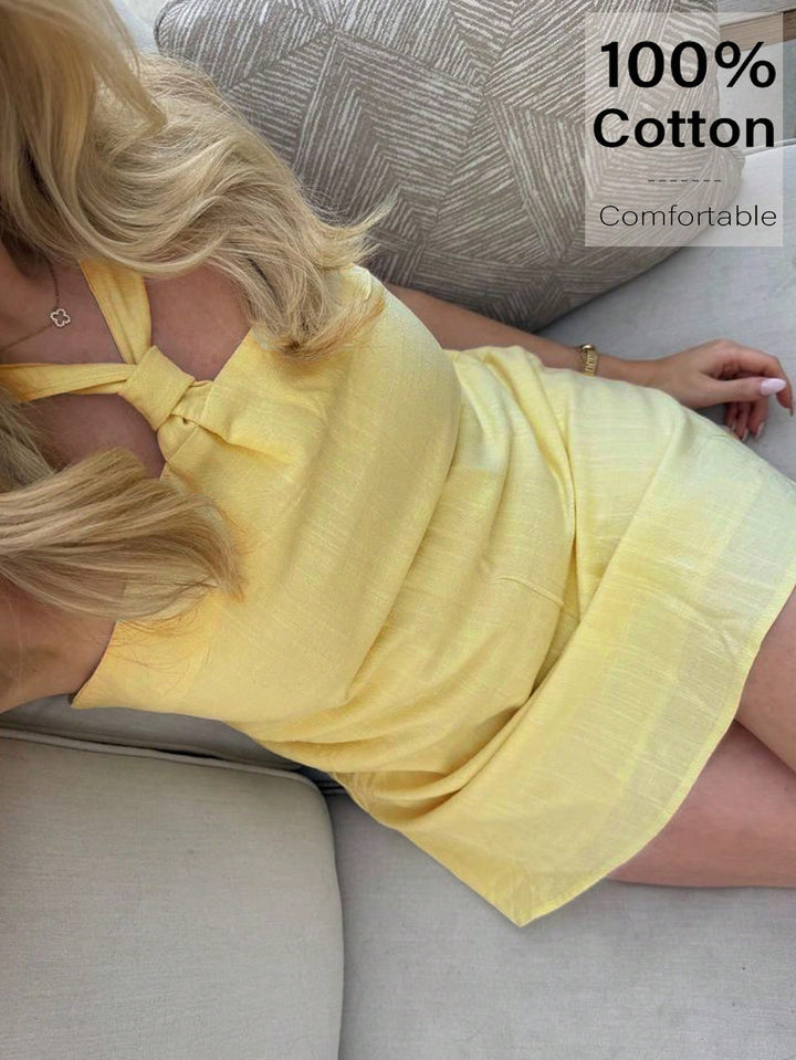 Rochie mini SHEIN, galben