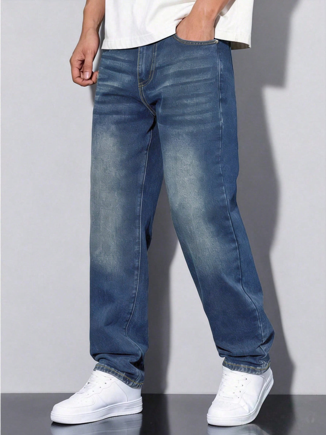 Jeans SHEIN, albastru