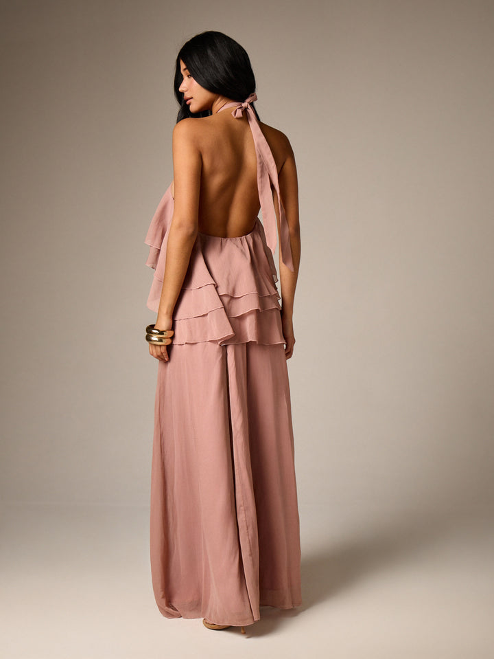 Rochie maxi SHEIN, roz