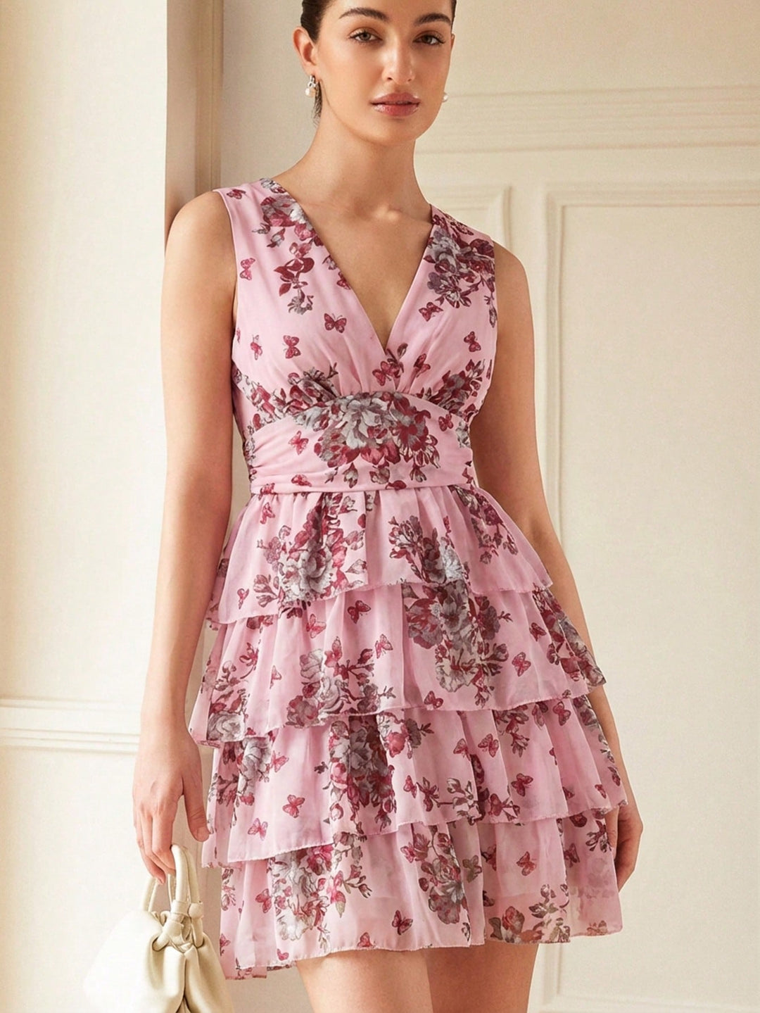 Rochie scurtă SHEIN, roz
