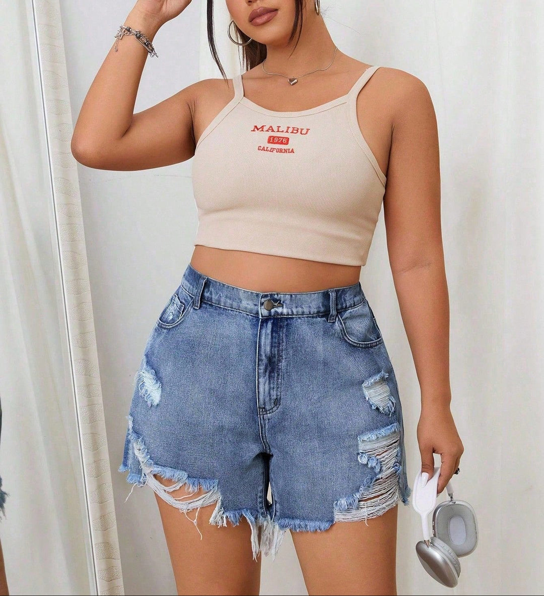 Jeans Shein, albastru