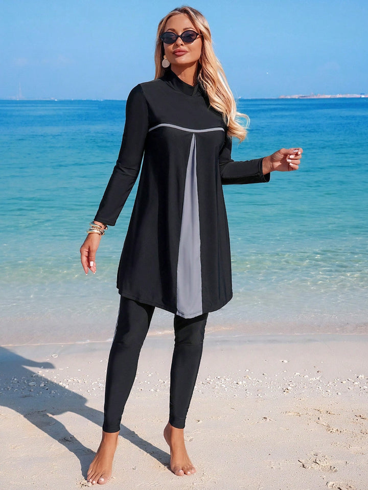 Costum de baie SHEIN, mix culori