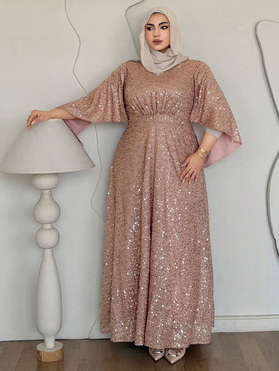 Rochie SHEIN, kaki
