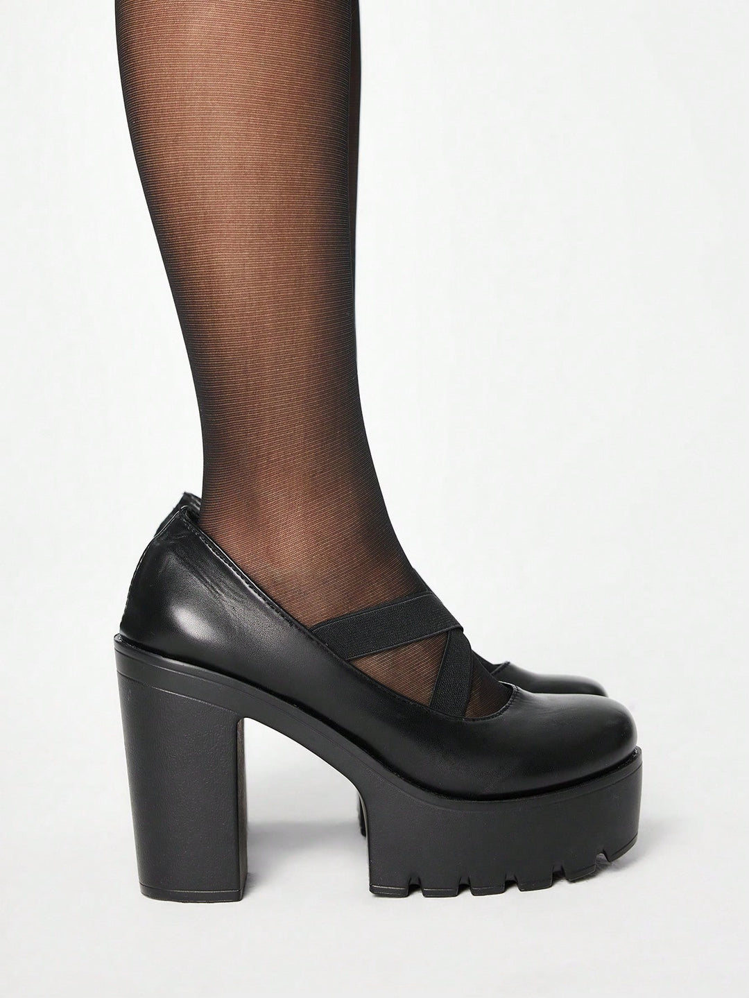 Pantofi cu toc SHEIN, negru