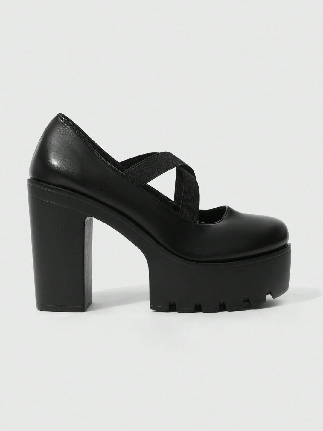 Pantofi cu toc SHEIN, negru