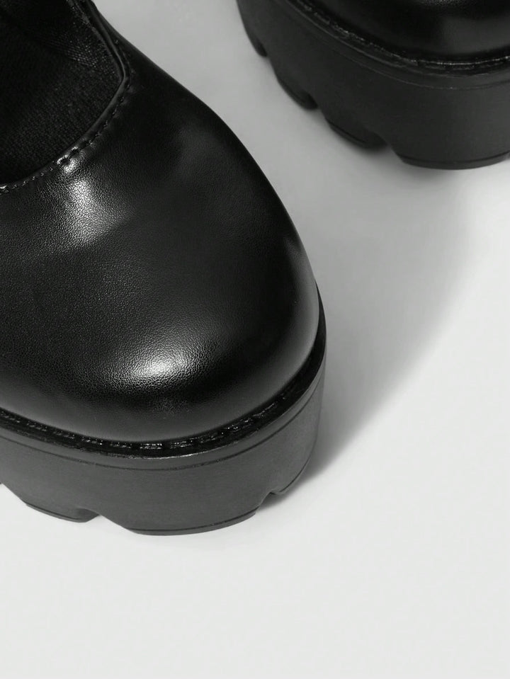 Pantofi cu toc SHEIN, negru