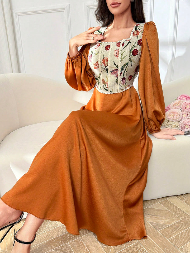 Rochie maxi SHEIN, galben