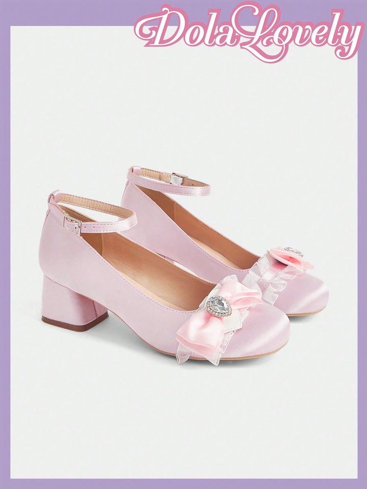 Pantofi cu toc SHEIN, roz