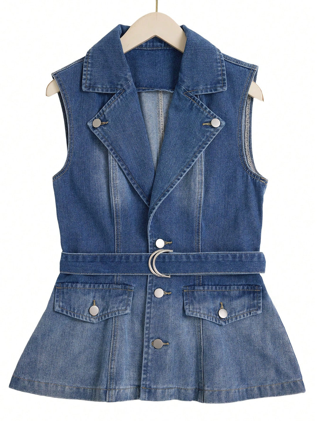 Jachetă denim SHEIN, albastru