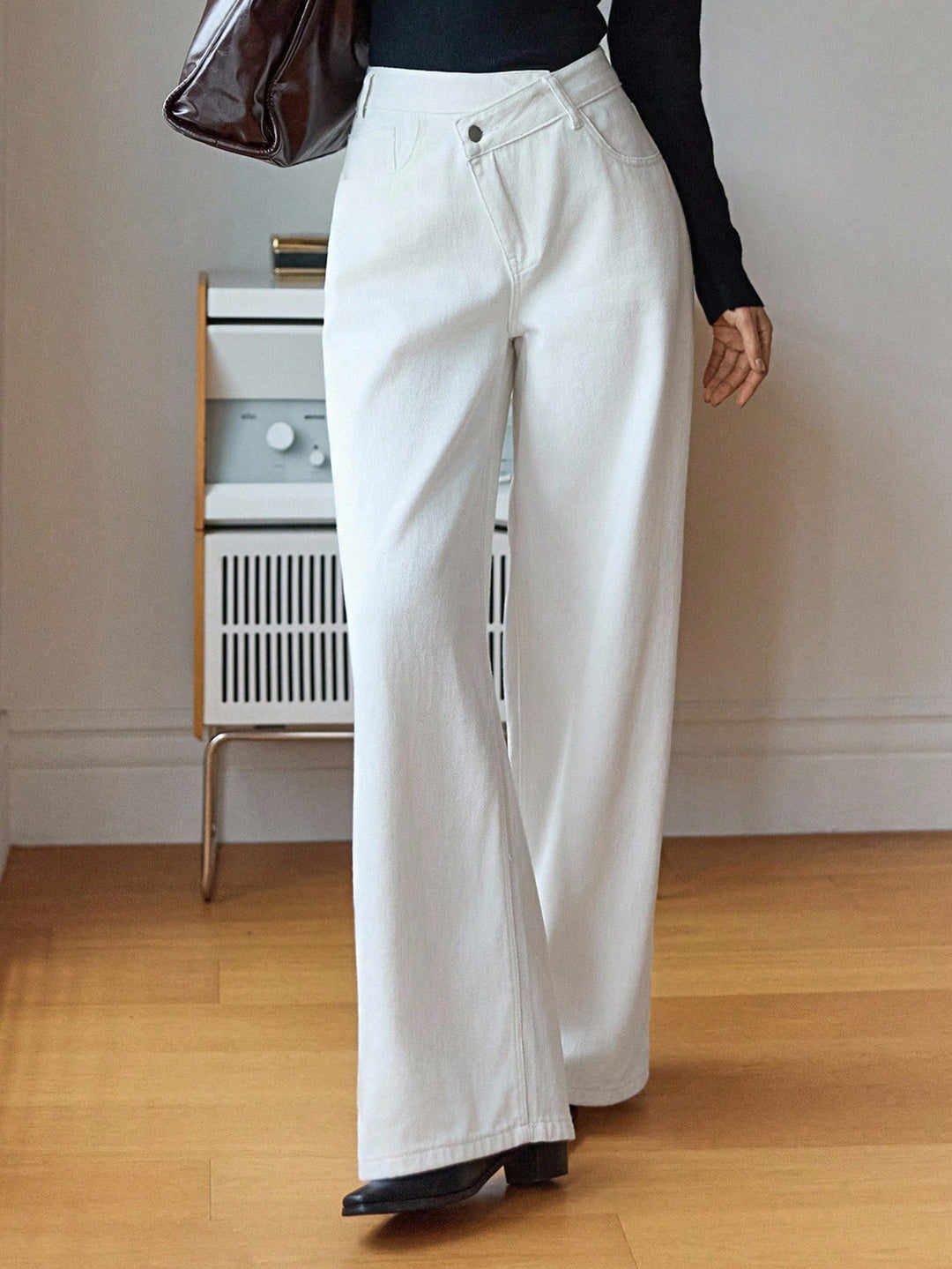 Jeans SHEIN, alb