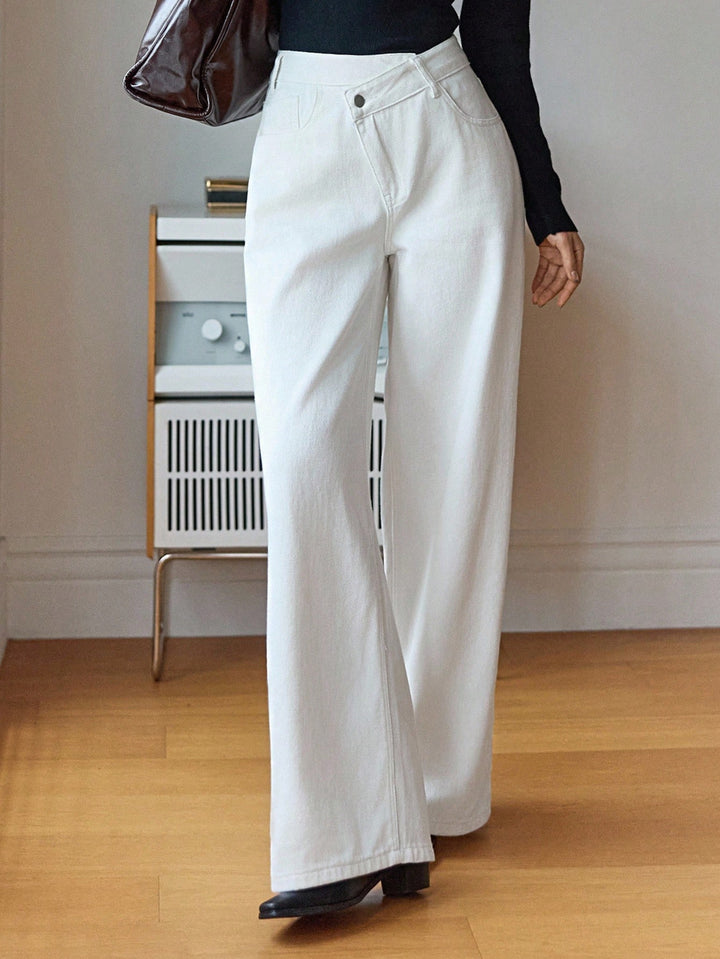Jeans SHEIN, alb
