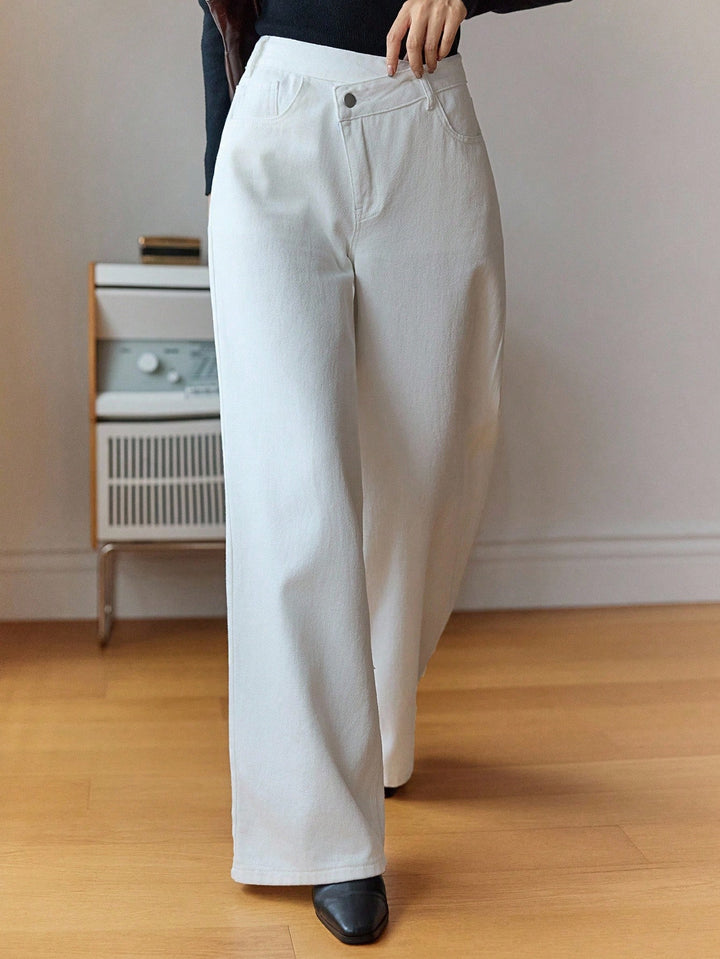 Jeans SHEIN, alb