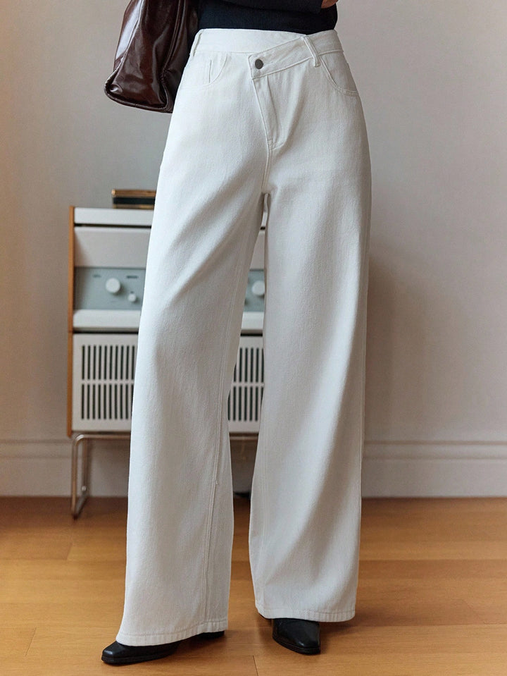 Jeans SHEIN, alb
