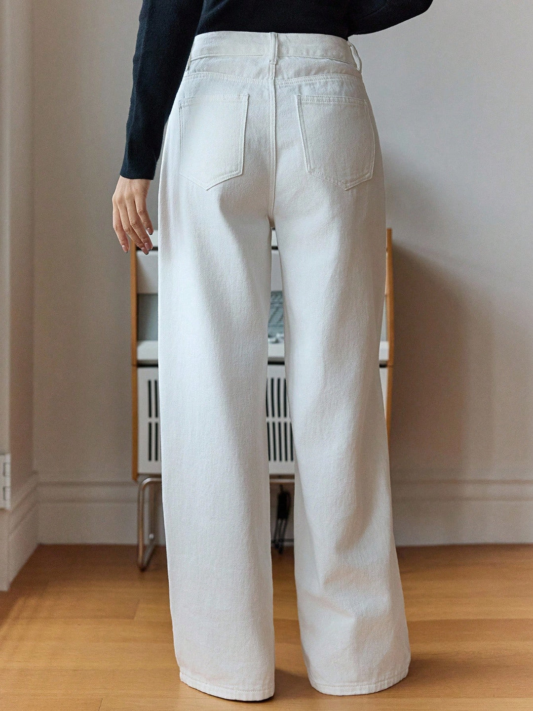 Jeans SHEIN, alb