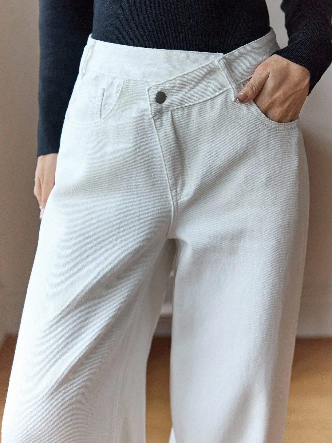 Jeans SHEIN, alb