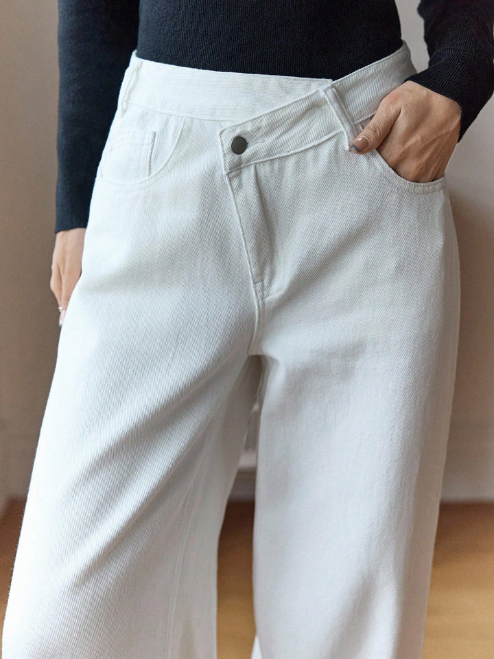 Jeans SHEIN, alb