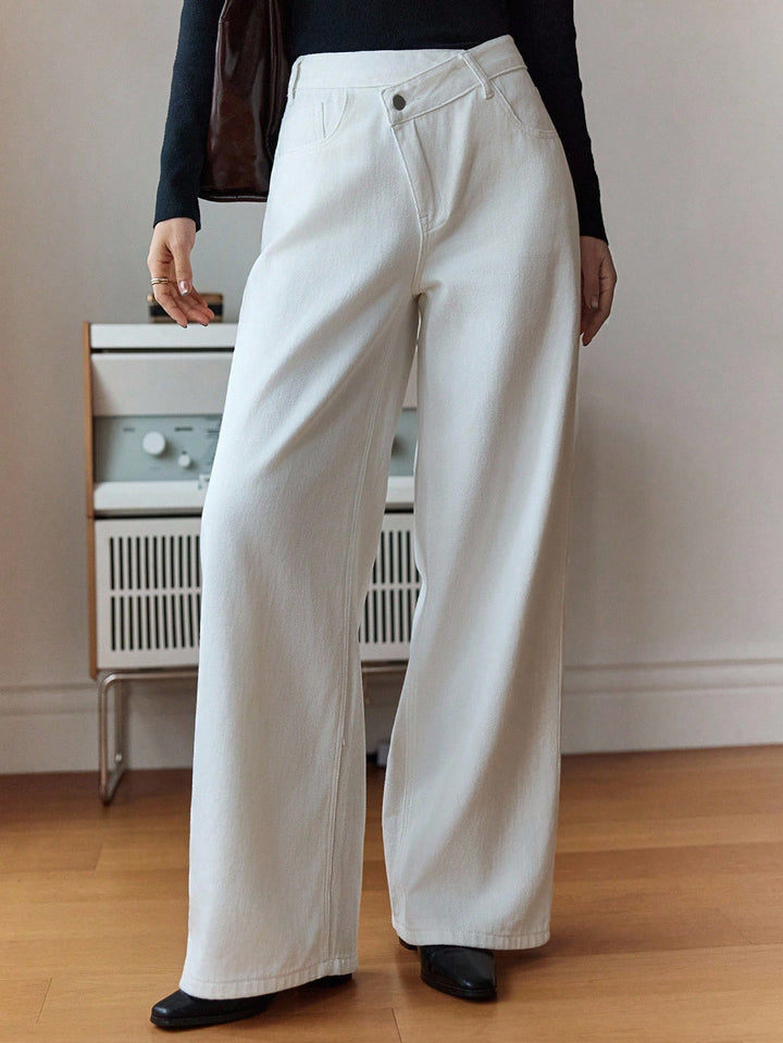 Jeans SHEIN, alb