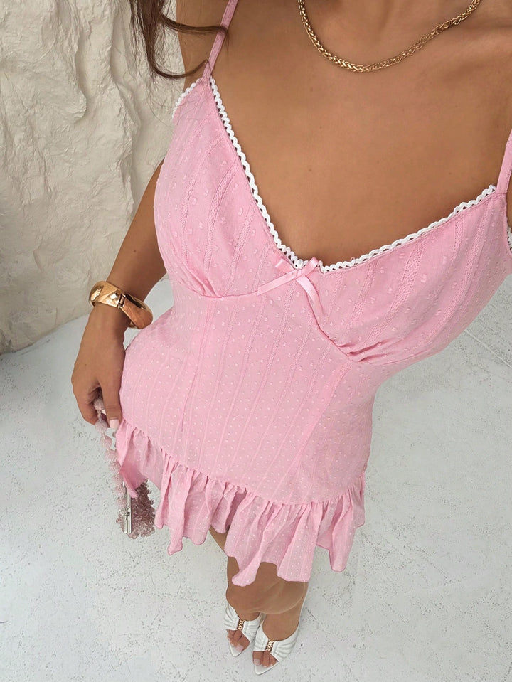 Rochie scurtă SHEIN, roz